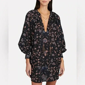 Ulla Johnson Floral Print Tunic Size Small